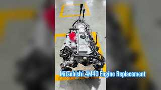 Используемый дизельный двигатель 4M40 4M40T в сборе для Mitsubishi Pajero