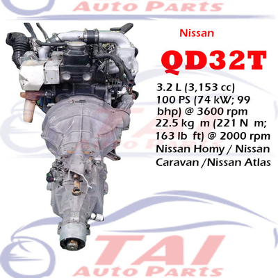 Original Used Japanese Car Engines For Nissan QD32 QD32T
