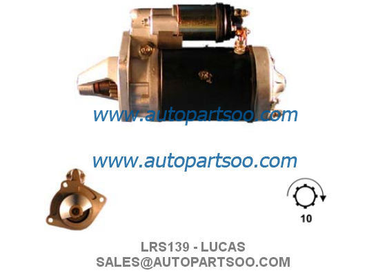 LRS139 DRS3464 - LUCAS Starter Motor 12V 2.1KW 10T MOTORES DE ARRANQUE