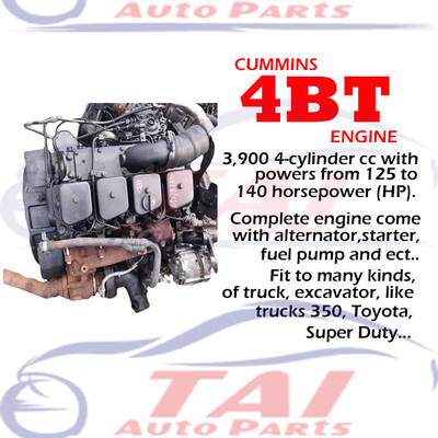 Good price Дизельный двигатель грузовика 4BT 3.9L 4 цилиндровный переработанный двигатель 4BT онлайн