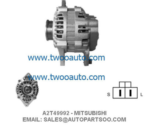 Хорошая цена A2T49992 MD102084 Автомобильный генератор Альтернатор Mitsubishi Альтернатор 12V 75A Альтернаторы онлайн