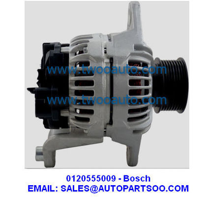 Хорошая цена 0120555009 - Альтернатор Bosch 24V 80A (поли: 8S) 0 120 555 009 онлайн