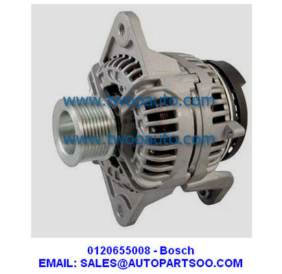 Хорошая цена 0120655008 0124655008 - Генератор Bosch 24В 110А (шкив 8S) 0 120 655 008 онлайн