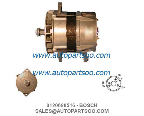 Хорошая цена Высокая точность 0120689516 LRA02526 alternator BOSCH 24V 100A alternator онлайн