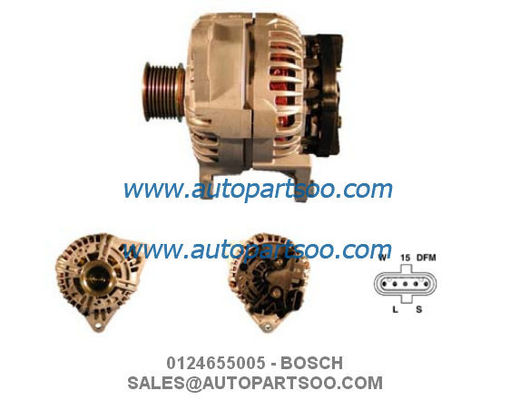 Хорошая цена 0124655005 0986045430 - Генератор BOSCH 24В 90А онлайн