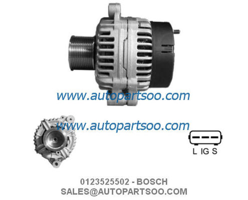 Хорошая цена 0123525502 0986046040 - Генератор BOSCH 24В 90А онлайн