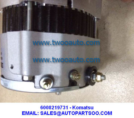 Хорошая цена 6008219510 - Генератор KOMATSU 24В 75А 600-821-9730 онлайн