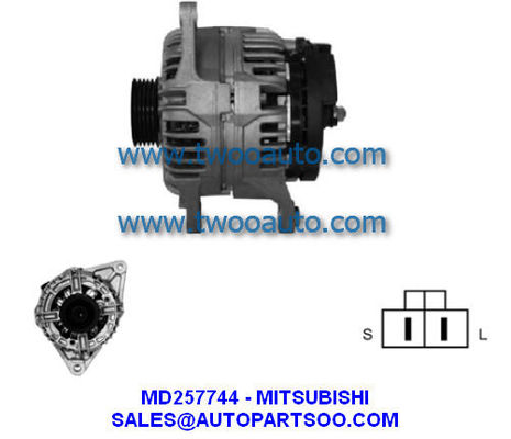 Хорошая цена MD257744 MD357744 - Генератор MITSUBISHI 12В 85А онлайн