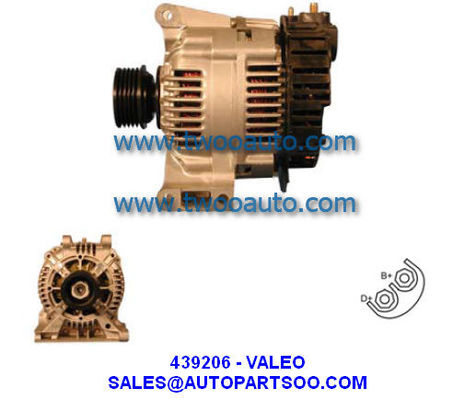 Хорошая цена 436732 439206 A13VI178 - Генератор VALEO 12В 90А онлайн