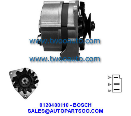 Хорошая цена 0120488118 0120488119 - Генератор BOSCH 12В 65А онлайн