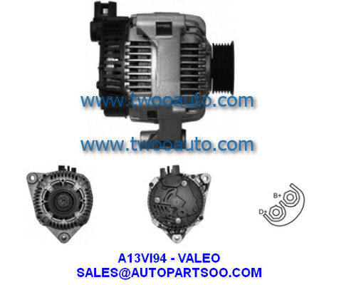 Хорошая цена 7700862613 A13VI274 A13VI94 A13VI261 - Генератор VALEO 12V 95A Alternadores онлайн