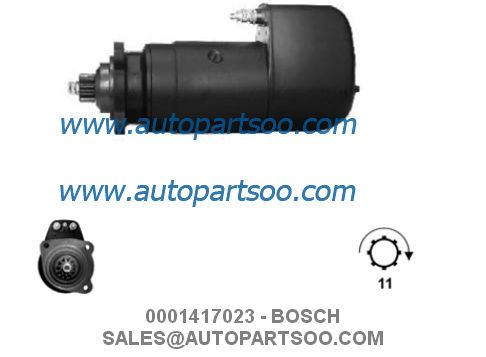 Хорошая цена 0001411010 0001417023 - Стартер BOSCH 24 В 6,6 кВт 11T MOTORES DE ARRANQUE онлайн