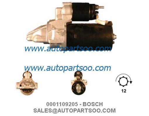 Хорошая цена 0001109205 0001109304 - Стартер BOSCH 12В 2кВт 12T MOTORES DE ARRANQUE онлайн