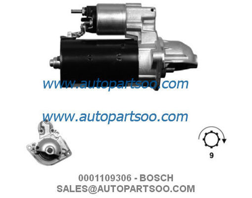 Хорошая цена 0001109306 0001109307 - Стартер BOSCH 12 В 2,5 кВт 9T MOTORES DE ARRANQUE онлайн