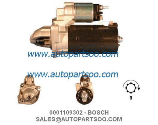 Хорошая цена 0001109302 0001109303 - Стартер BOSCH 12 В 2,5 кВт 9T MOTORES DE ARRANQUE онлайн