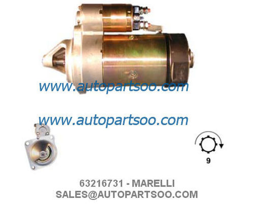 Хорошая цена 63216731 ​​63216747 - Стартер MARELLI 12 В 4 кВт 9T MOTORES DE ARRANQUE онлайн
