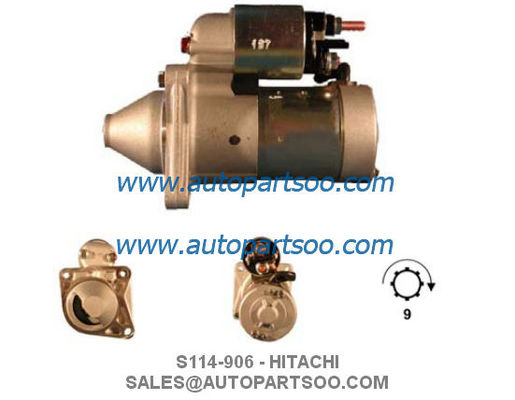 Хорошая цена S114-905 S114-906 - Стартер HITACHI 12 В 1 кВт 9T MOTORES DE ARRANQUE онлайн