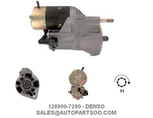 Хорошая цена 128000-6170 128000-7280 - Стартер DENSO 24 В 4,5 кВт 11T MOTORES DE ARRANQUE онлайн