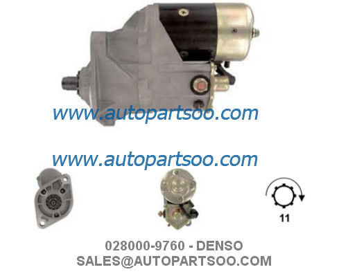 Хорошая цена 028000-9760 28100-1542 - Стартер DENSO 24 В 4,5 кВт 11T MOTORES DE ARRANQUE онлайн