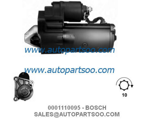 Хорошая цена 0001110089 0001110095 - Стартер BOSCH 12В 1,7кВт 10,11T MOTORES DE ARRANQUE онлайн